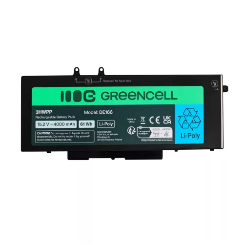 Greencell akkumulátor Dell 3HWPP Latitude 5400, 5401, 5410, 5411, 5500, 5501, 5510, 5511, 7591 DE166