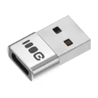 Plug&Play adapter Greencell 2,4A USB-A - USB-C adatátvitel 480 Mbps 12W alumínium ADGCAC1