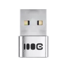 Plug&Play adapter Greencell 2,4A USB-A - USB-C adatátvitel 480 Mbps 12W alumínium ADGCAC1