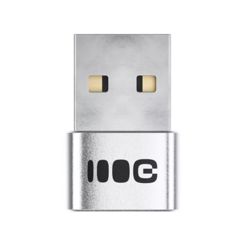 Plug&Play adapter Greencell 2,4A USB-A - USB-C adatátvitel 480 Mbps 12W alumínium ADGCAC1