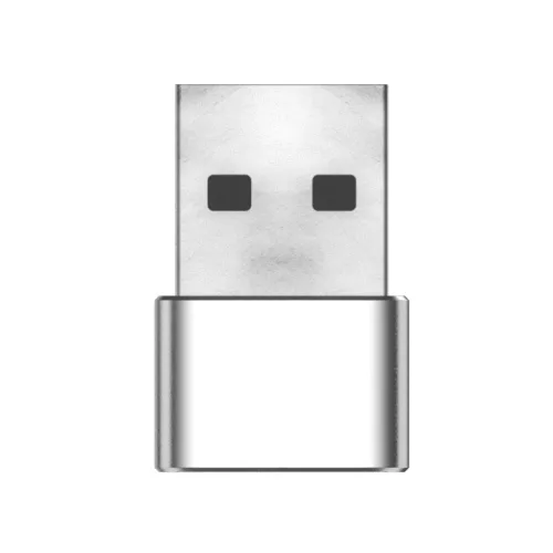 Plug&Play adapter Greencell 2,4A USB-A - USB-C adatátvitel 480 Mbps 12W alumínium ADGCAC1