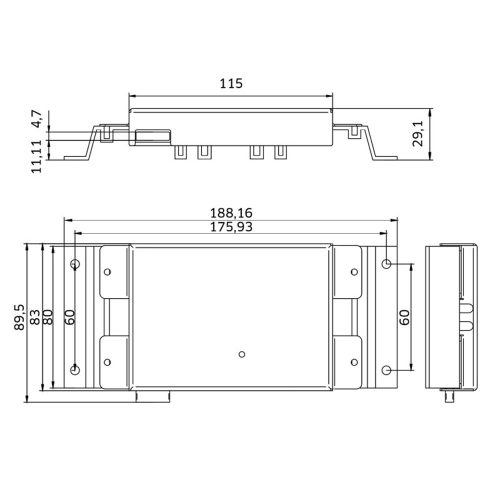 DC/DC Voltage Converter IVT 24 V/12 V, 20 A