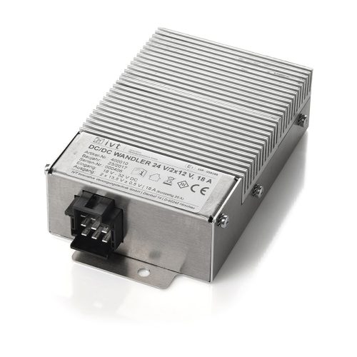 DC/DC Voltage Converter IVT 24 V/2 x 12 V, 18 A