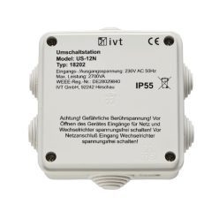 IVT Kapcsolóállomás US-12N - 230 V AC, 12 A, 2700 VA