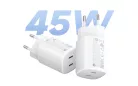 Xiaomi 45 W Turbo hálózati töltő EU – 2x USB-C