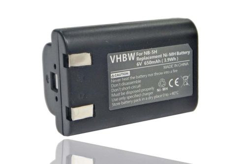 Canon NB-5H akkumulátor - 650mAh, 6V, NiMH