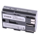 VHBW Canon BP-508, BP-535, BP-511A, BP-511, BP-522, BP-512, BP-514 Akku - 1300 mAh, 7,2 V, Li-Ion