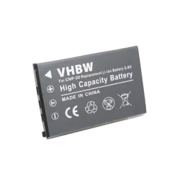 VHBW Casio NP-20DBA, NP-20 battery - 550 mAh, 3.6 V, Li-Ion