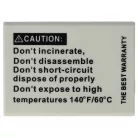 VHBW Battery for Avant BATS4 - 650 mAh, 3.6 V, Li-Ion