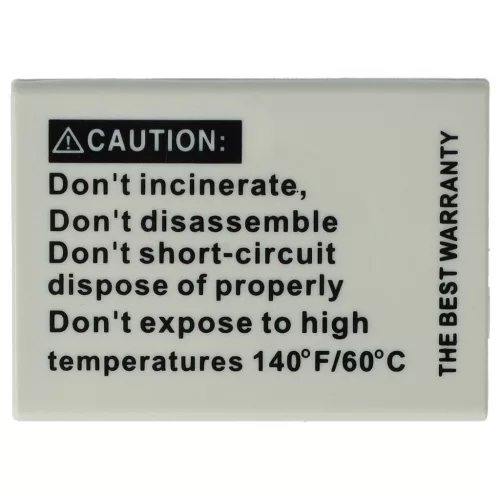 VHBW Battery for Avant BATS4 - 650 mAh, 3.6 V, Li-Ion