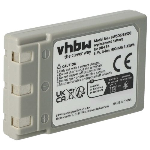 VHBW Akkumulátor Concord 431-XXX-hez - 750 mAh, 3,7 V, Li-Ion