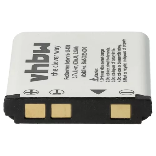 VHBW Akkumulátor BenQ DLI216-hoz - 500 mAh, 3,6 V, Li-Ion 500298700