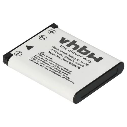 VHBW Akkumulátor BenQ DLI216-hoz - 500 mAh, 3,6 V, Li-Ion 500298700