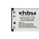 VHBW Akkumulátor BenQ DLI216-hoz - 500 mAh, 3,6 V, Li-Ion 500298700
