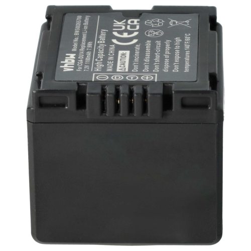 VHBW Hitachi DZ-BP14s, DZ-BP07s, DZ-BP21s akkumulátor - 1100mAh, 7.2V, Li-Ion