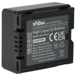   Videokamera akkumulátor Hitachi DZ-BP07s, DZ-BP14s, DZ-BP21s - 600 mAh 7,2 V Li-Ion