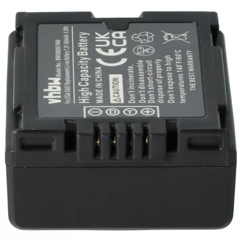 Videokamera akkumulátor Hitachi DZ-BP07s, DZ-BP14s, DZ-BP21s - 600 mAh 7,2 V Li-Ion