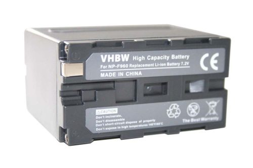 Videokamera Akku Sony NP-F930, NP-F950, NP-F950/B, NP-F930/B - 6000 mAh 7,2 V Li-Ion