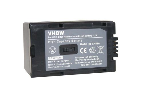 Videokamera elem Grundig BP-9, BP-8, BP-10-hez - 1700 mAh 7,2 V Li-Ion