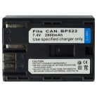 Videokamera Akku Canon BP-535, BP-511, BP-522, BP-512, BP-514 - 2800 mAh 7,2 V Li-Ion