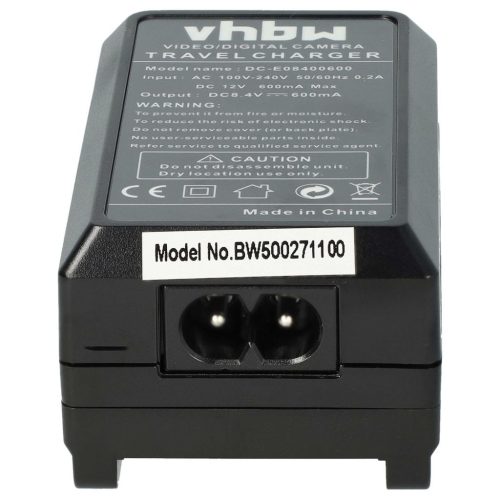 VHBW Akkumulátortöltő Canon CB-2LWE-t, Canon NB-2L fényképezőgépekhez stb. - 0,6 A, 8,4 V