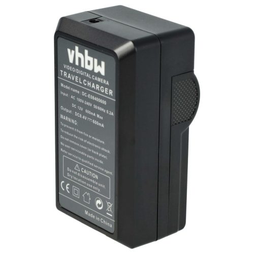 VHBW Akkumulátortöltő Canon BP-508 fényképezőgéphez stb. - 0,6 A, 8,4 V
