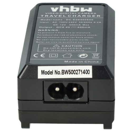 VHBW Akkumulátortöltő Canon BP-508 fényképezőgéphez stb. - 0,6 A, 8,4 V