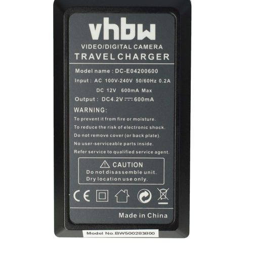 VHBW Battery Charger for Olympus Li-50C, for Pentax Digital Cameras - 0.6 A, 4.2 V