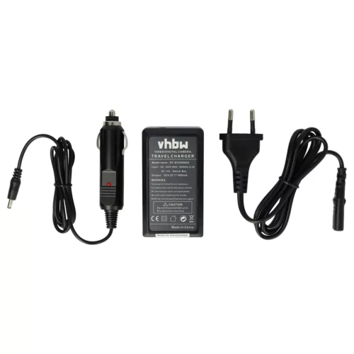 VHBW Battery Charger for Pentax, Nikon, Olympus, Sanyo camera - 0.6 A, 4.2 V