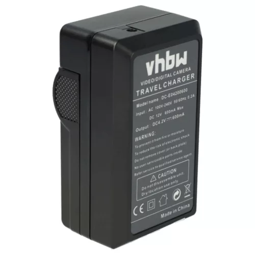 VHBW Battery Charger for Pentax, Nikon, Olympus, Sanyo camera - 0.6 A, 4.2 V