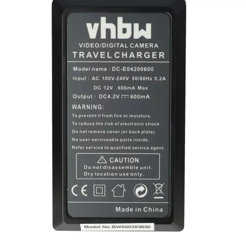 VHBW Sony NP-BK1 camera battery charger - 0.6 A, 4.2 V