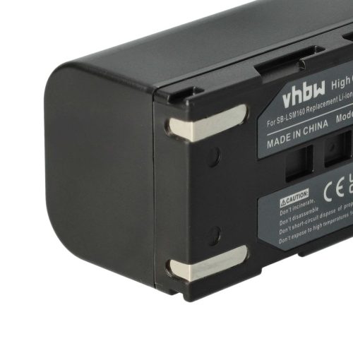 Video camera battery for Samsung SB-LSM80, SB-LSM320, SB-LSM160 - 1200 mAh 7.2 V Li-Ion