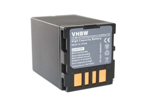 Videokamera akkumulátor JVC BN-VF714, BN-VF707US, BN-VF707, BN-VF707U - 2200 mAh 7,4 V Li-Ion