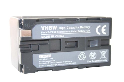 Videokamera elem Grundig BP-10, BP-9, BP-8-hoz - 3600 mAh 7,2 V Li-Ion