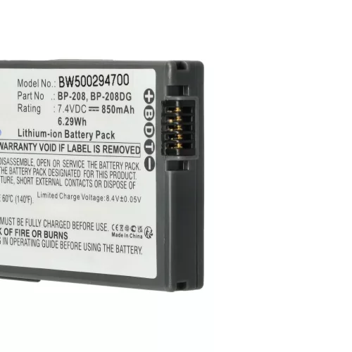 Videokamera Akku Canon BP-308, BP-315, BP-208 - 700 mAh 7,4 V Li-Ion