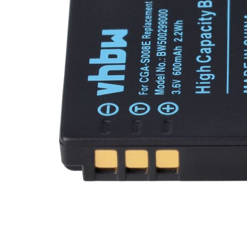 VHBW Leica BP-DC6 Akku - 600 mAh, 3,6 V, Li-Ion