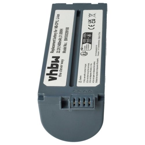 VHBW Nyomtatóakkumulátor  Canonhoz - 1400 mAh 22,2 V Li-Ion
