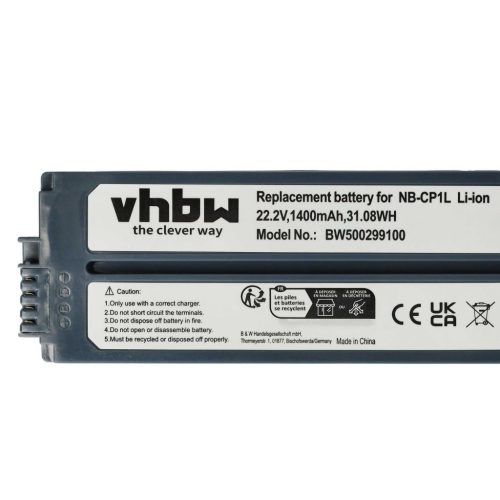 VHBW Nyomtatóakkumulátor  Canonhoz - 1400 mAh 22,2 V Li-Ion