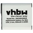 VHBW Sony NP-FG1, NP-BG1 Akku - 950 mAh, 3,6 V, Li-Ion