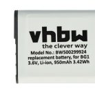 VHBW Sony NP-FG1, NP-BG1 Akku - 950 mAh, 3,6 V, Li-Ion