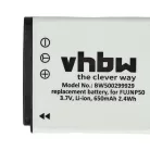 VHBW Fuji / Fujifilm NP-50, NP-50A Battery - 650 mAh, 3.6 V, Li-Ion