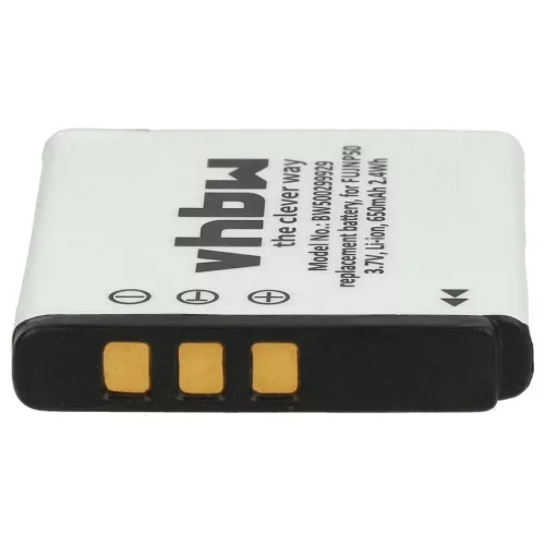VHBW Fuji / Fujifilm NP-50, NP-50A Battery - 650 mAh, 3.6 V, Li-Ion