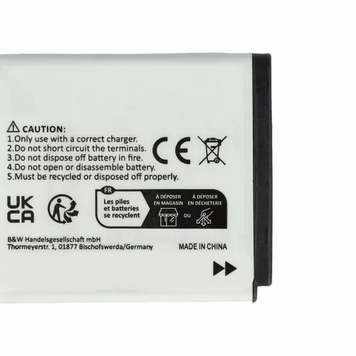 VHBW Fuji / Fujifilm NP-50, NP-50A Battery - 650 mAh, 3.6 V, Li-Ion