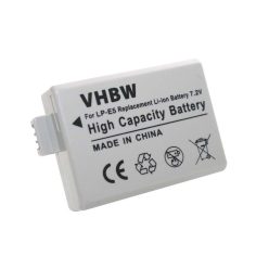 VHBW Canon LP-E5 Akku - 800 mAh, 7,2 V, Li-Ion