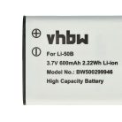 VHBW Casio NP-10, NP-150 Akku - 600 mAh, 3,6 V, Li-Ion