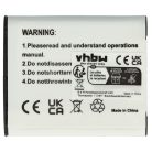 VHBW Casio NP-10, NP-150 Akku - 600 mAh, 3,6 V, Li-Ion