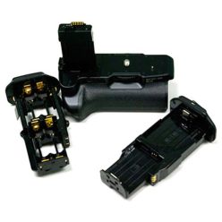   VHBW Akkumulatormarkolat für Canon BG-E5 für Kameras + Moduswahlrad + Auslöser