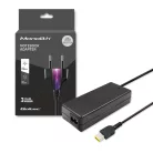 Qoltec hálózati adapter Lenovo laptophoz, 65 W, 20 V / 3,25 A, Slim tip + pin csatlakozóval és tápkábellel