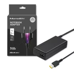   Qoltec hálózati adapter Lenovo laptophoz, 45 W, 20 V / 2,25 A, Slim tip + pin csatlakozóval és tápkábellel