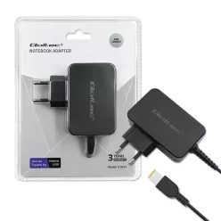   Qoltec hálózati adapter Lenovo laptophoz – 45 W, 20 V, 2,25 A, Slim Tip + Pin